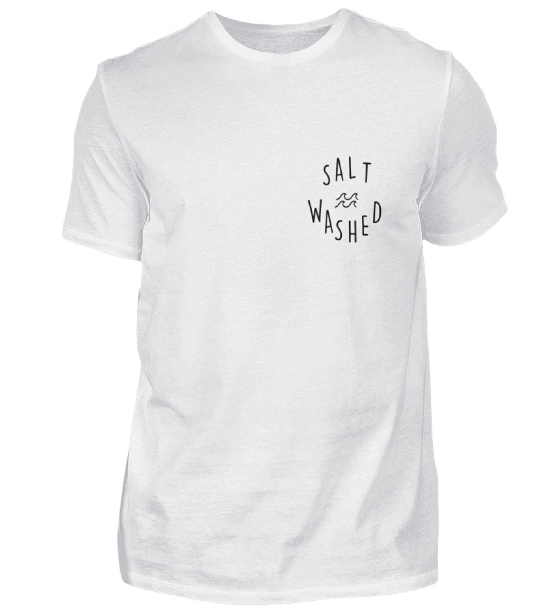 T-Shirt Salt Washed Brusttasche