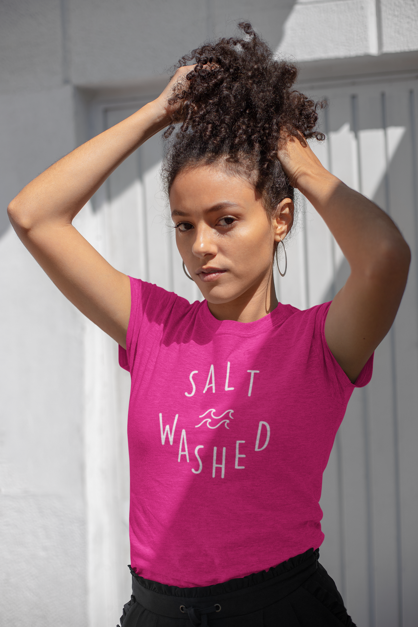 T-Shirt Salt Washed   - Damen Premiumshirt